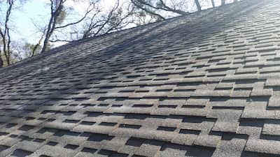 Roofing project at Medford home.